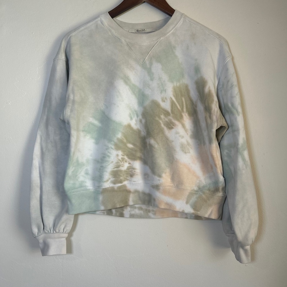 EUC Abercrombie & Fitch Sweatshirt Soft A&F‎ Collection Size XS Multi Tie Dye